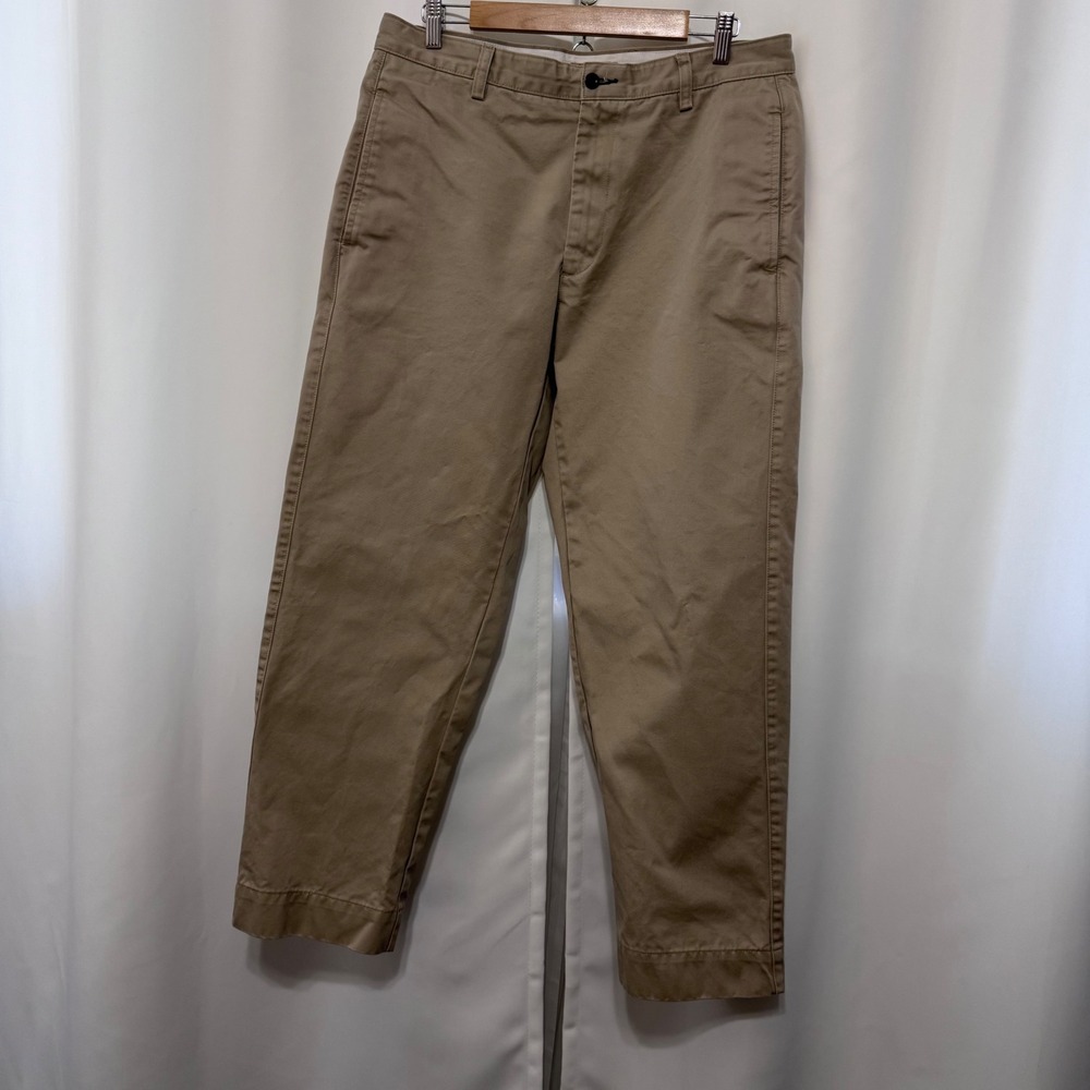 Vintage Orvis Sporting Traditions Mens Khaki Chino Pants Cotton Twill Tan
